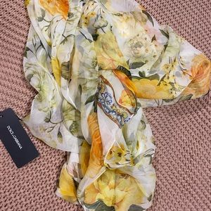 Dolce and Gabana silk scarf, BNWT